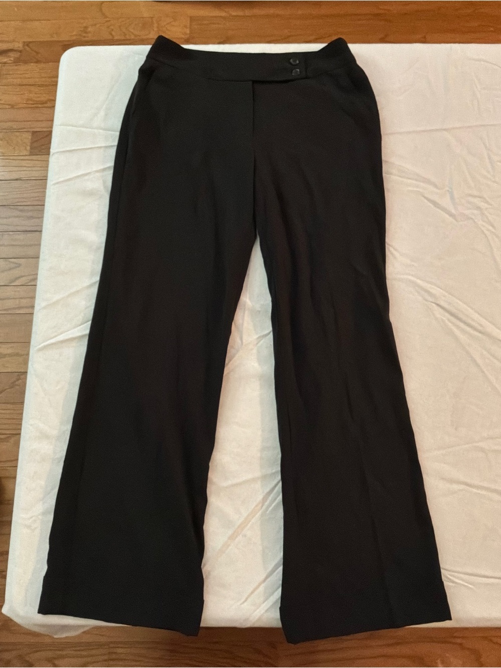 ******* Ninety Black Boot-Cut Stretch Pants b4 *******
